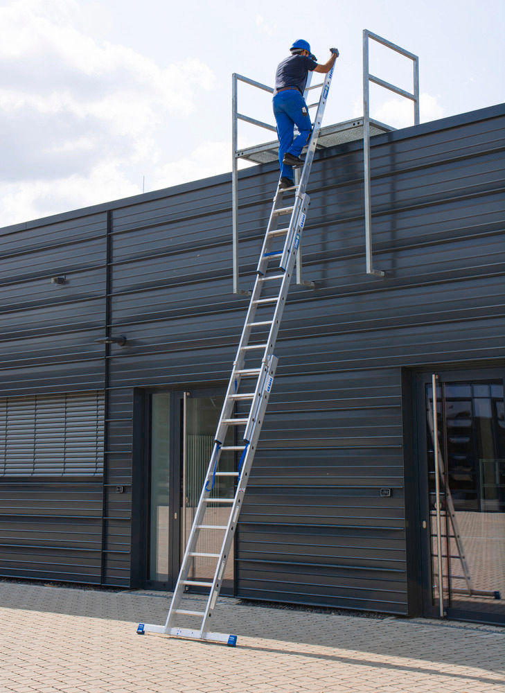 KRAUSE Aluminijumske Višenamenske Merdevine 3 x 10 Prečki 270890W