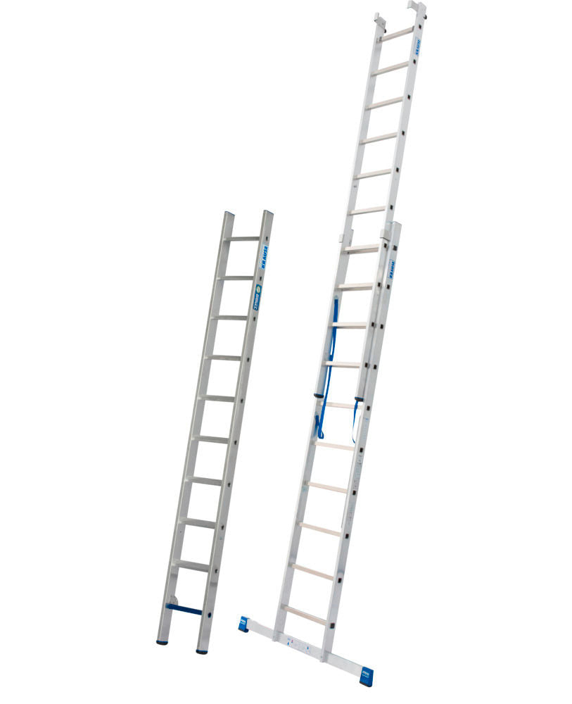 KRAUSE Aluminijumske Višenamenske Merdevine 3 x 10 Prečki 270890W