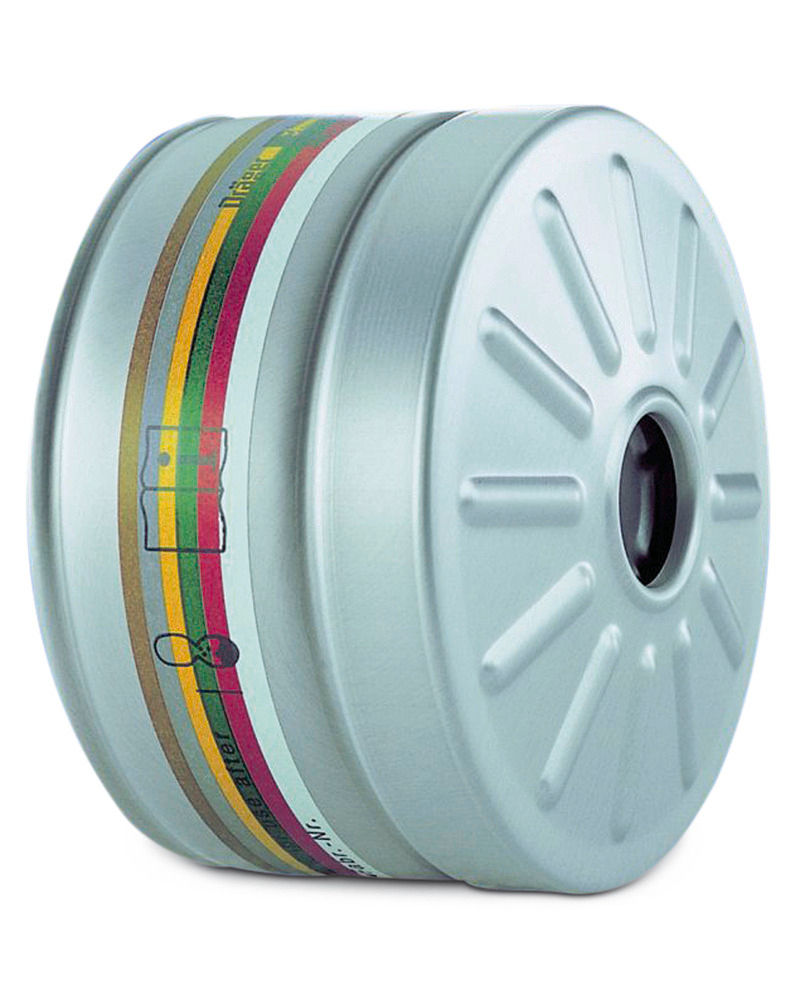 Dräger Višenamenski Kombinovani Filter A2B2E2K1 Hg-P3, Standardni Okrugli Navoj RA, X-pore Serija 4000/6000