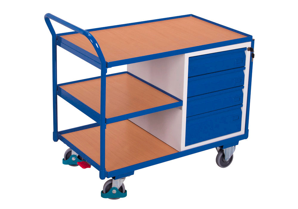 DENIOS Radionička Kolica Plava 1125 x 625 x 1010 mm 271538W