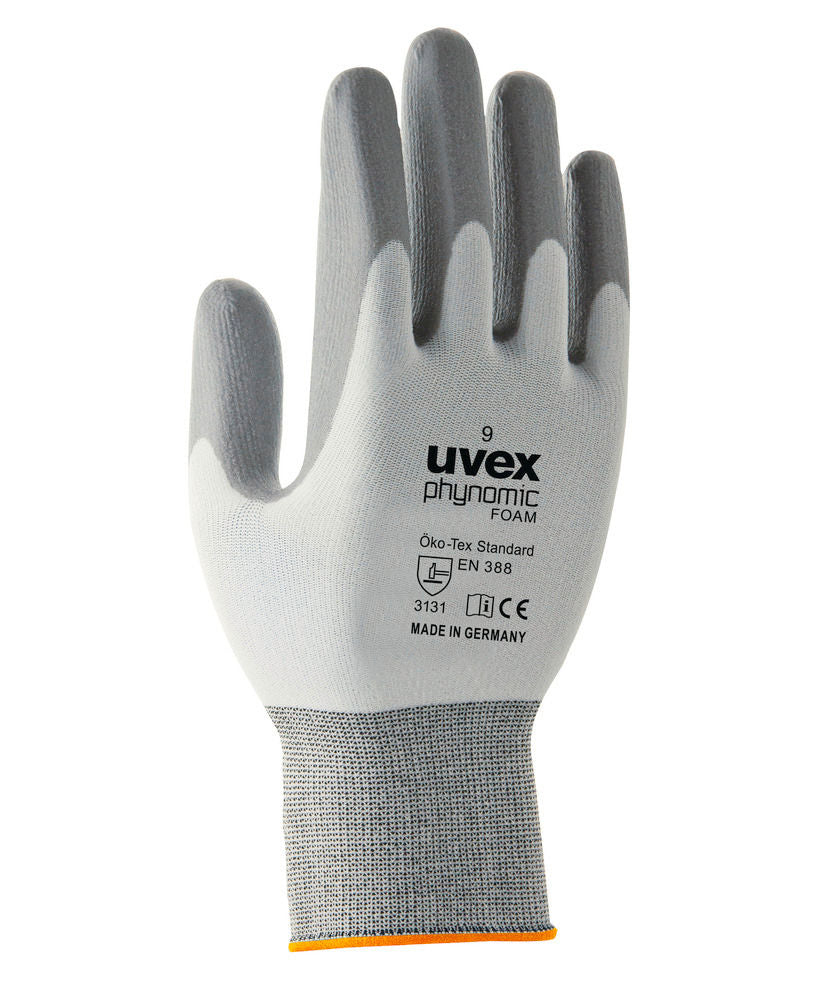 Mehaničarske Zaštitne Rukavice Uvex Phynomic M1 FOAM Kategorija II 25 cm 10 Pari