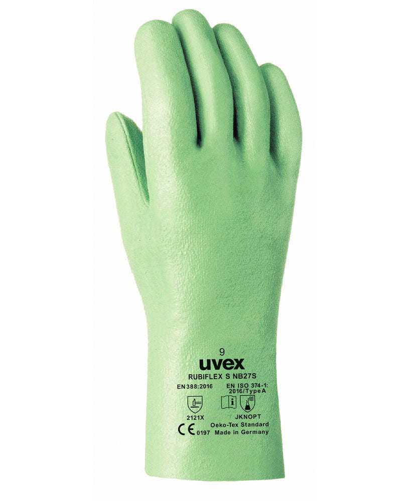Hemijske Zaštitne Rukavice Uvex Rubiflex S NB27S Kategorija III 27 cm 10 Pari
