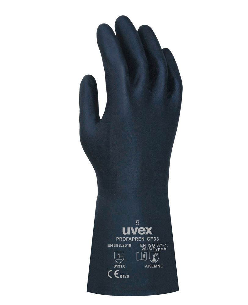 Hemijske Zaštitne Rukavice Uvex Profapren CF 33 Kategorija III 33 cm 10 Pari