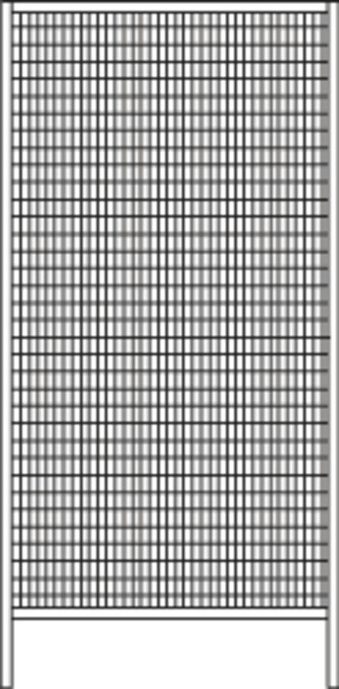 Sistem Zaštite Mašina Zidni Element 2000 x 500 mm Žuta DENIOS 129333W