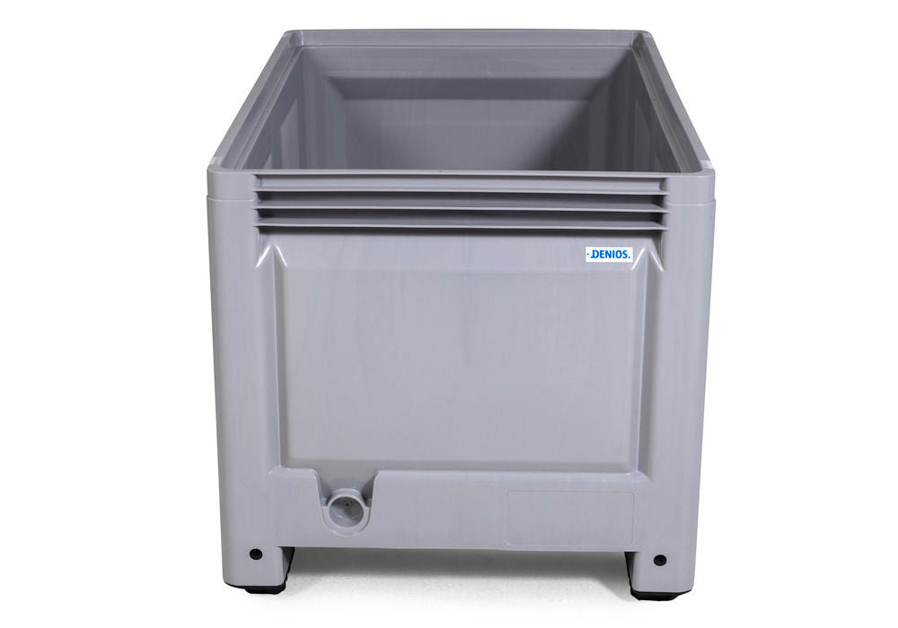 Višenamenski Kontejner od Polietilena (PE) sa 4 Noge 535 l DENIOS 117880W 1200 x 800 x 760 mm Sivi