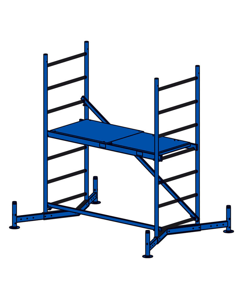 KRAUSE Aluminijumska Radna Skela Osnovni Paket 157040W