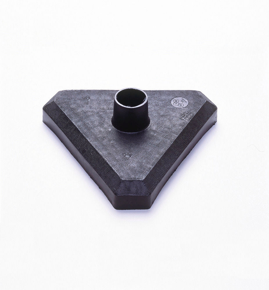 Set Lančanih Stalak Upozorenja 6 Komada 10 m Lanac Trouglasto Plastično Postolje Ispunjeno Betonom Visina 870 mm Crveno/Beli Moravia 180245