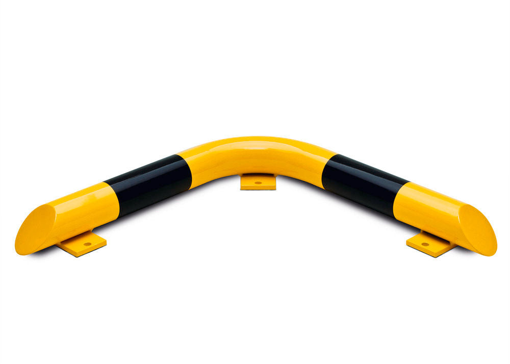 Ugaoni Ramštitni Balken Moravia Od 3 mm Čelika Plastificiran Žuto-Crni 86 x 638 x 638 mm 207453W
