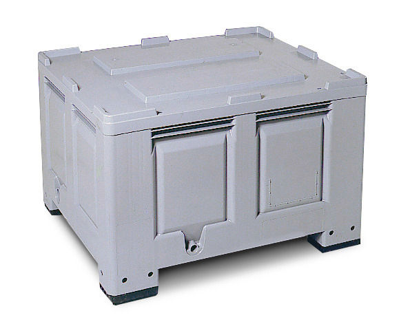 Višenamenski Kontejner od Polietilena (PE) sa 4 Noge 535 l DENIOS 117880W 1200 x 800 x 760 mm Sivi