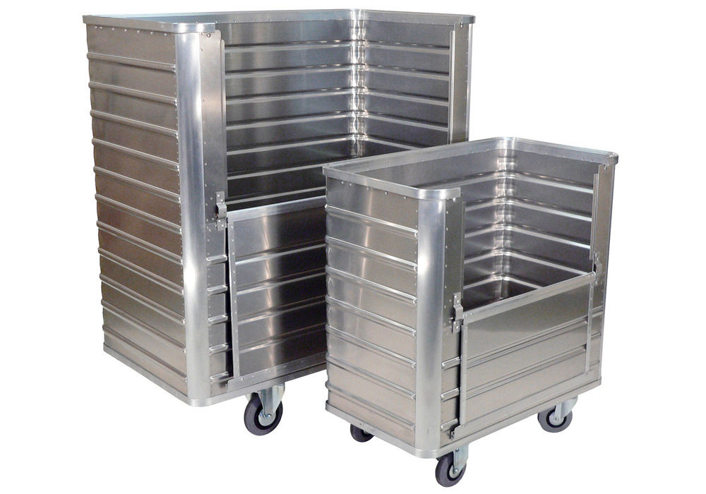 Transportni Kolica TW 360-B Aluminijum 355 L 930 x 530 x 985 mm DENIOS 137224W