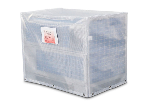 Zaštitna Navlaka za Gitterbox Zatvorena sa 4 Strane DENIOS 145339W 1270 x 865 x 860 mm Prozirna