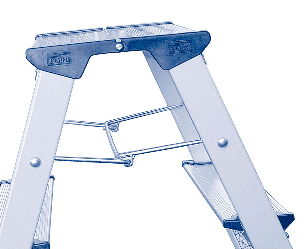 KRAUSE Dvostrano Sklopivo Gazište sa Točkićima Aluminijum 2 x 3 Gazišta 137487W