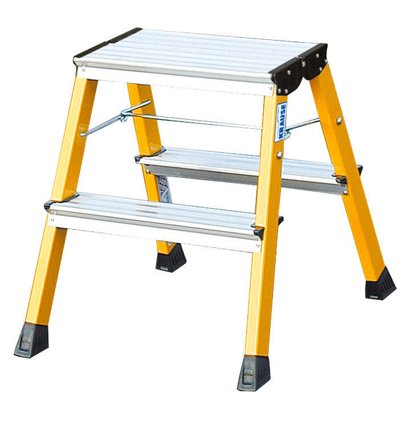 KRAUSE Dvostrani Sklopivi Gazištar Aluminijum 2 x 2 Gazišta 137489W