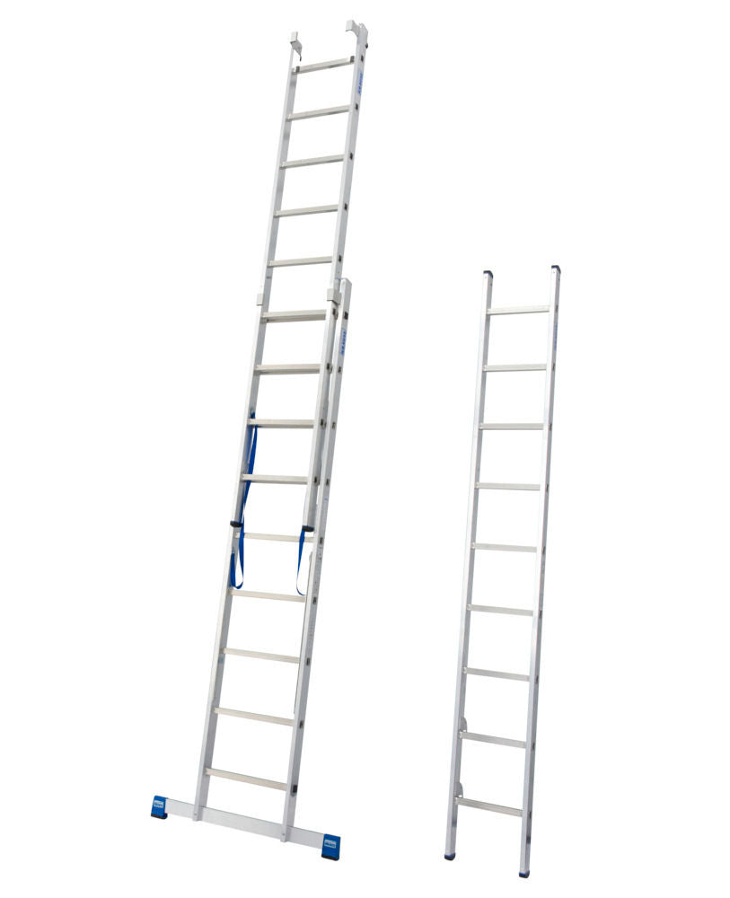 STABILO Aluminijumske Višenamenske Merdevine 3 x 8 Prečki 137568W