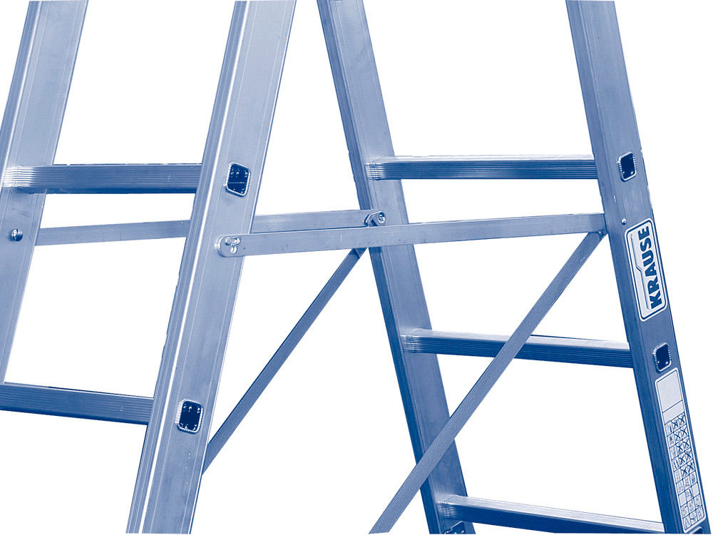KRAUSE Aluminijumske Višenamenske Merdevine 3 x 9 Prečki 137569W