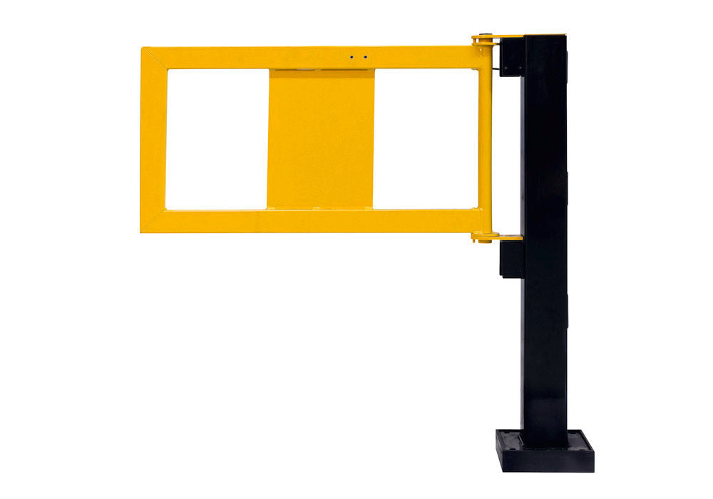 Samosklapajuća Vrata Za Hibridnu Zaštitnu Ogradu Čelik Plastificirana Žuta Dimenzije 905 x 520 mm Moravia 271651W