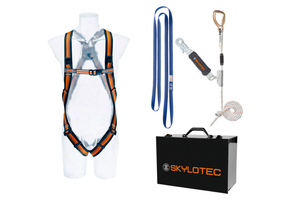 Komplet za Zaštitu od Pada Komfort-Set 1 sa Pojasom i Pokretnim Hvatačem Skylotec 172847W