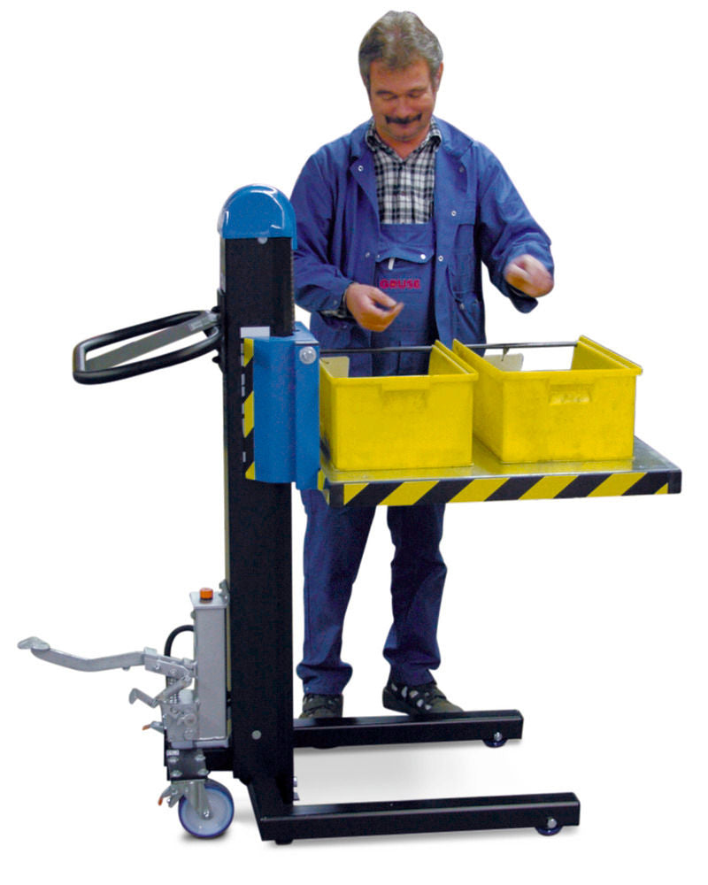 DENIOS Podizač Posuda H2-P Nožna Pumpa 625 x 1260 x 1900 mm 136830W