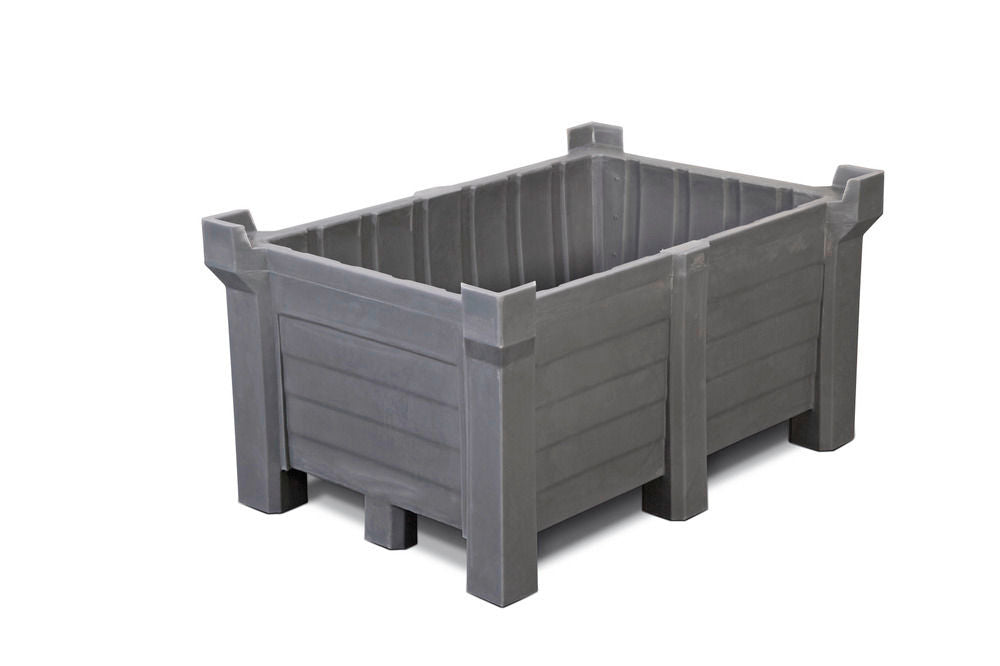 Višekratni Stapelbehälter PolyPro DENIOS 185806W 1000 x 800 x 600 mm Sivi