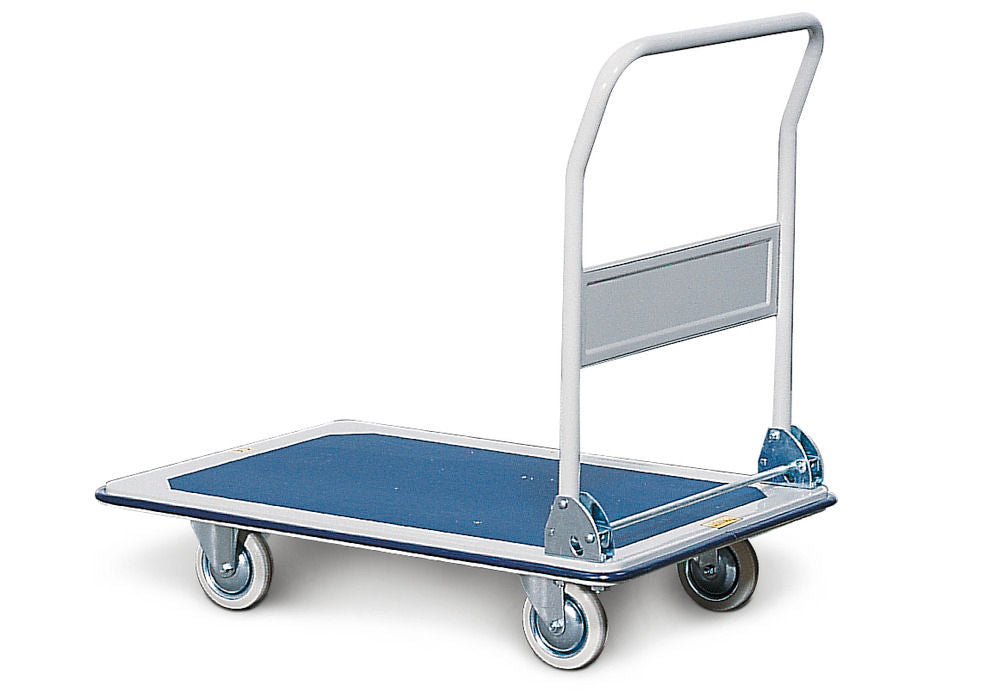 DENIOS Transportna kolica TW-S 1 od čelika sa sklopivom ručkom 480 x 740 x 860 mm 157604W