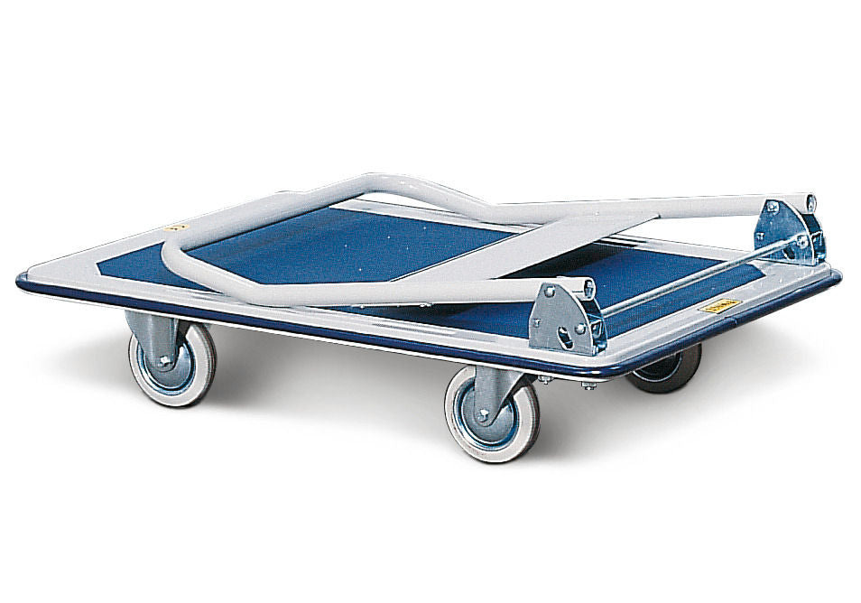 DENIOS Transportna kolica TW-S 1 od čelika sa sklopivom ručkom 480 x 740 x 860 mm 157604W