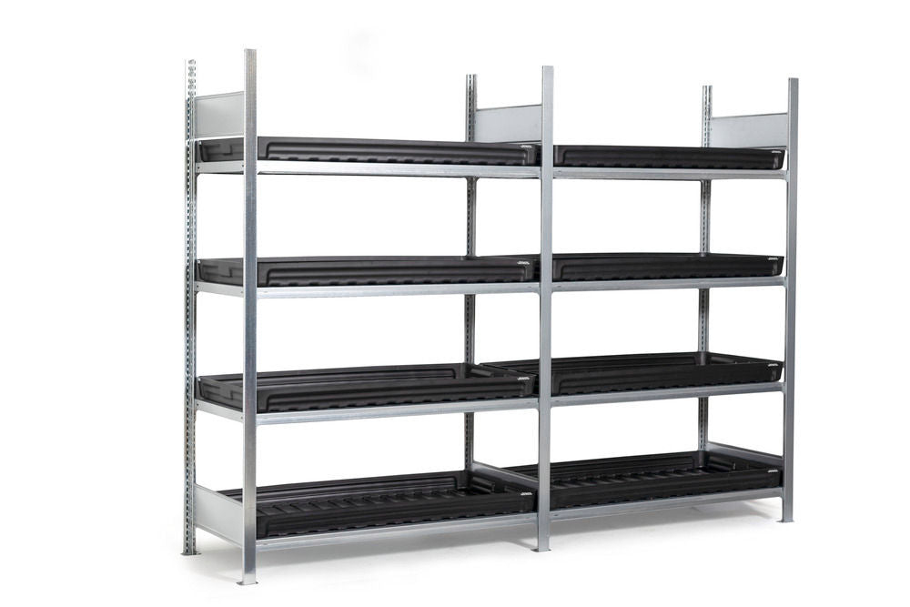 Denios Čelik Regal za Opasne Materije Grundfeld 4 Posude 1360x637x2000mm Pocinkovani