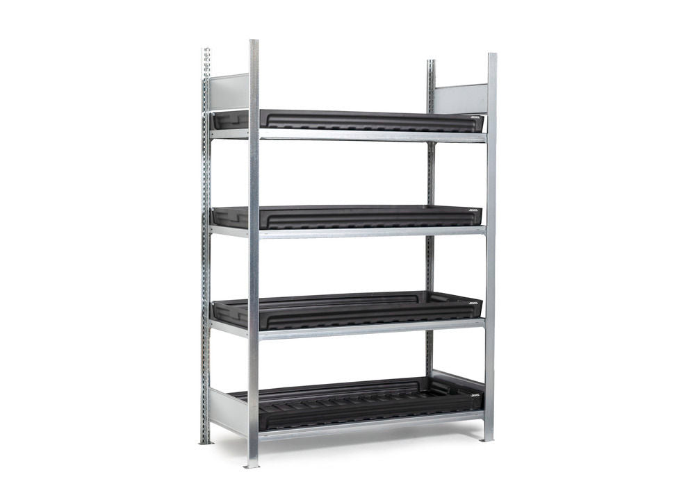 Denios Čelik Regal za Opasne Materije Grundfeld 4 Posude 1360x637x2000mm Pocinkovani