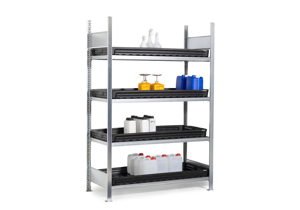 Denios Čelik Regal za Opasne Materije Grundfeld 4 Posude 1360x637x2000mm Pocinkovani