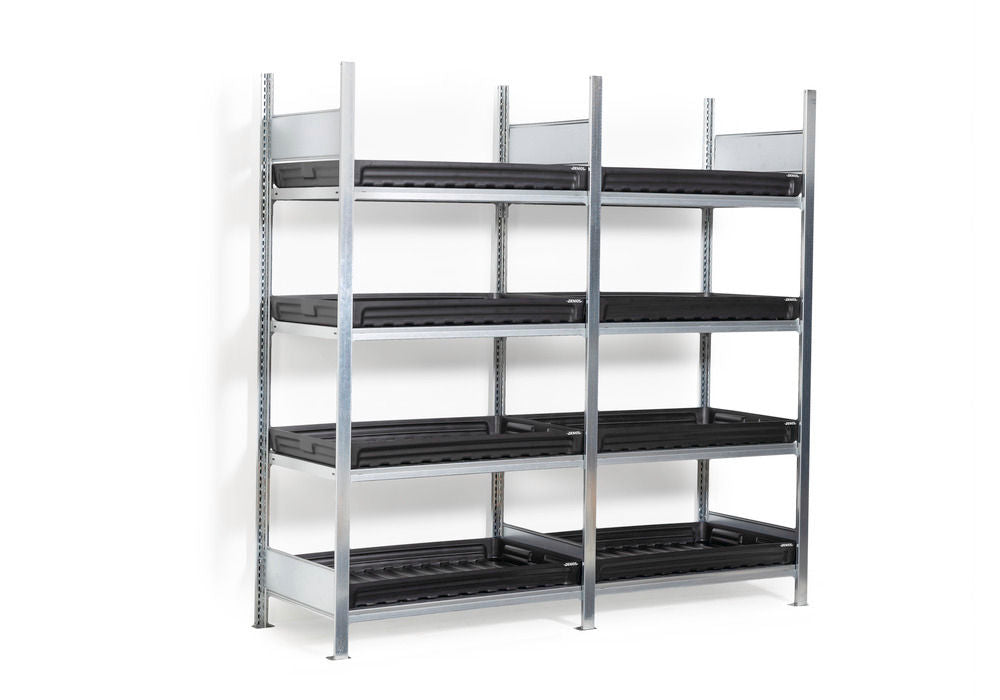 Denios Čelik Regal za Opasne Materije Anbaufeld 4 Posude 1012x437x2000mm Pocinkovani