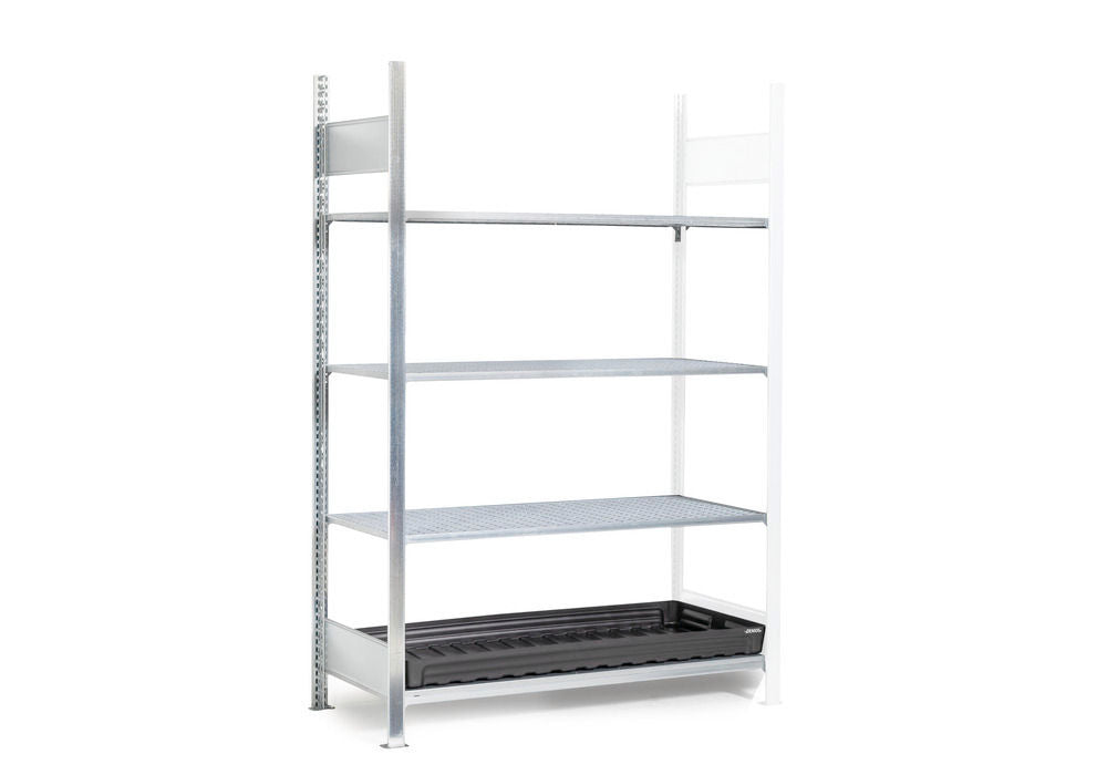 Denios Čelik Regal za Opasne Materije Anbaufeld 3 Rešetke 1312x637x2000mm Pocinkovani