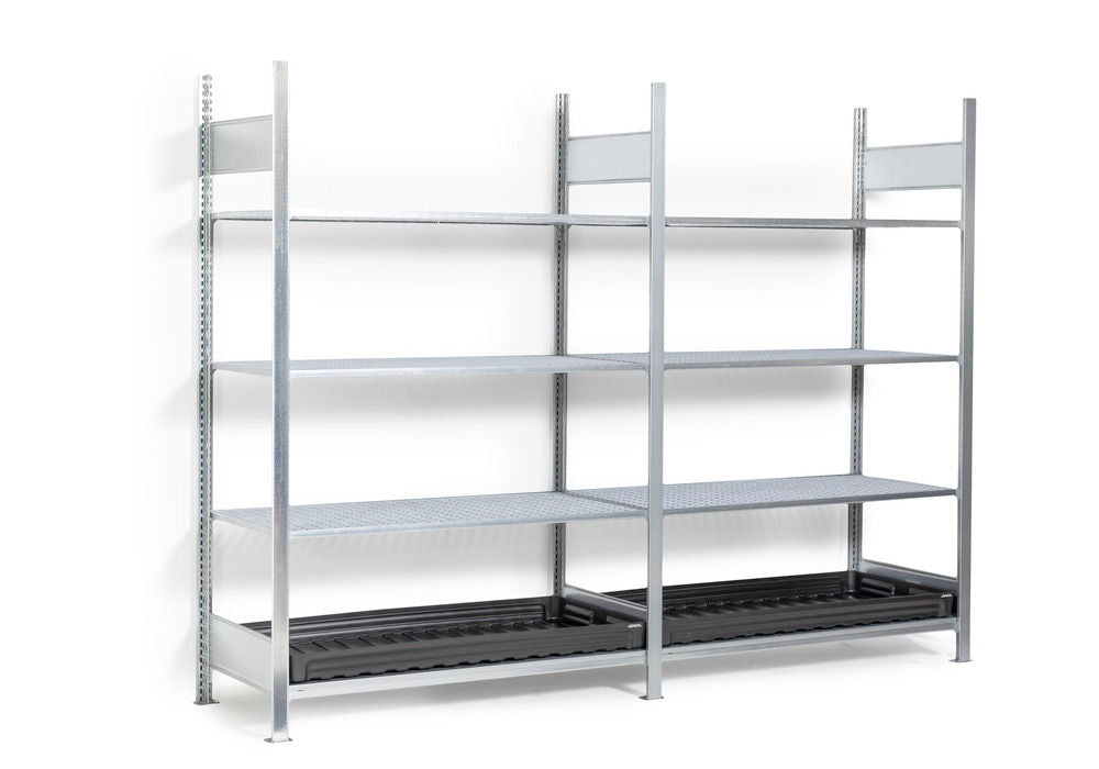 Denios Čelik Regal za Opasne Materije Anbaufeld 3 Rešetke 1312x637x2000mm Pocinkovani