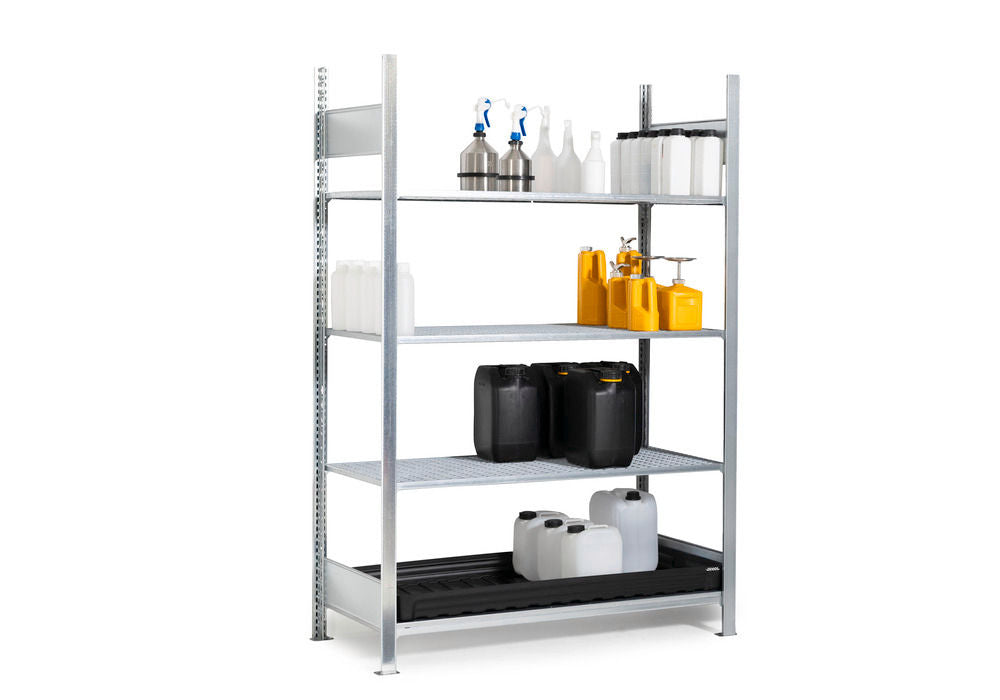 Denios Čelik Regal za Opasne Materije Grundfeld 3 Nivoa 1360x637x2000mm