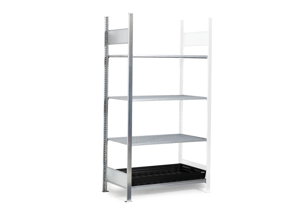 Denios Čelik Regal za Opasne Materije Anbaufeld 3 Gitterroste 1012x437x2000mm