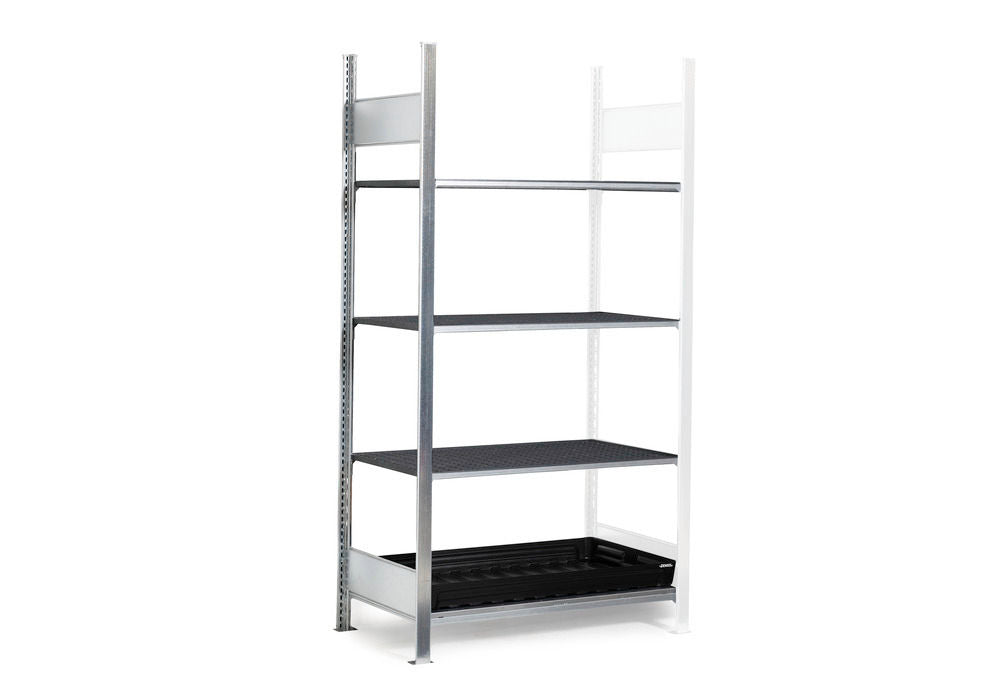 Denios Čelik Regal za Opasne Materije Anbaufeld 3 PE Rešetke 1012x637x2000mm