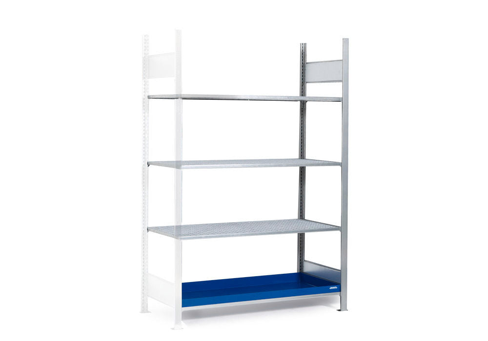 Denios Čelik Regal za Opasne Materije Anbaufeld 3 Rešetke 1312x437x2000mm Lakirana