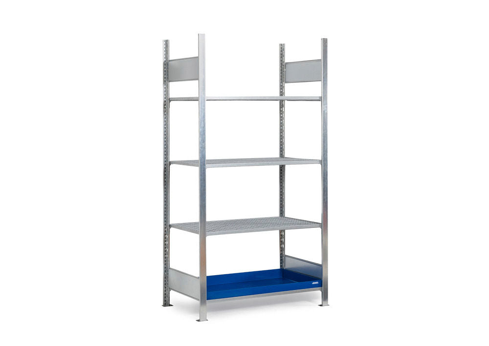 Denios Čelik Regal za Opasne Materije Grundfeld 3 Gitterroste 1060x637x2000mm