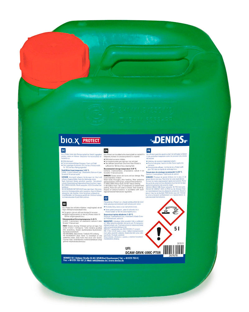 bio.x Protect aditiv za zaštitu od korozije za kupke za čišćenje 5 l 267678W