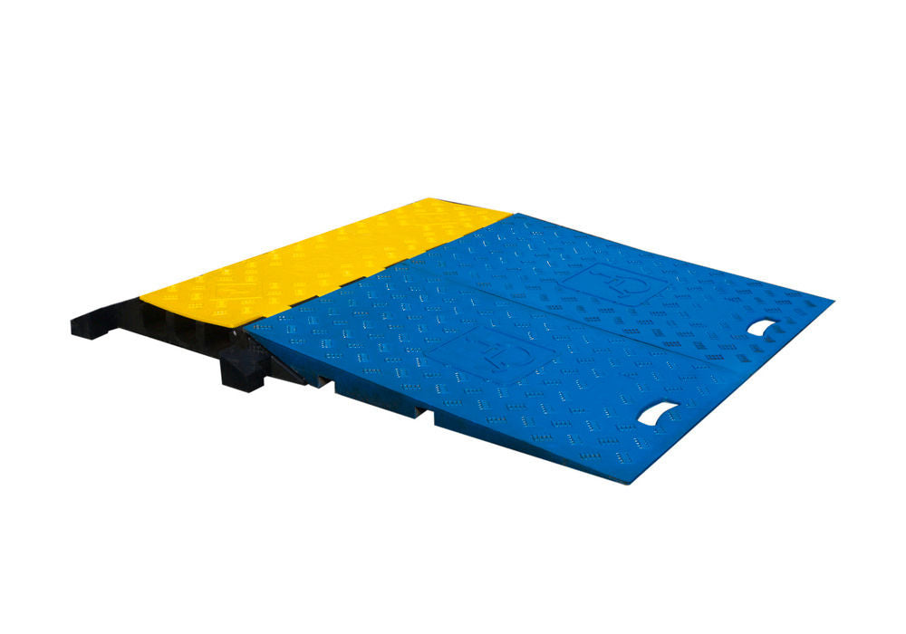 Set Rampa za Invalidska Kolica DENIOS 283050W 880 x 744 x 75 mm Crna Reciklirana Guma