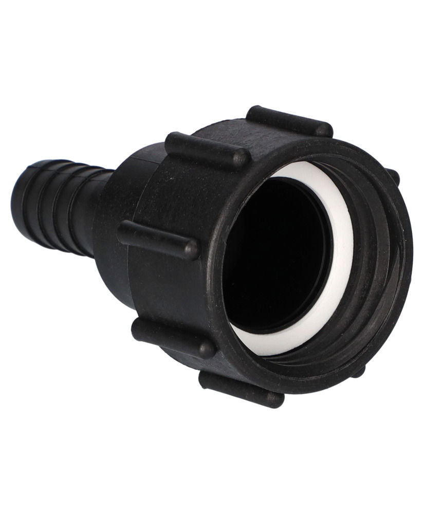Specijalni Adapter za Navoj SG 5 od Polipropilena (PP) Unutrašnji DIN 61/31 (I) na Priključak za Crevo 1" Crni DENIOS 171734W