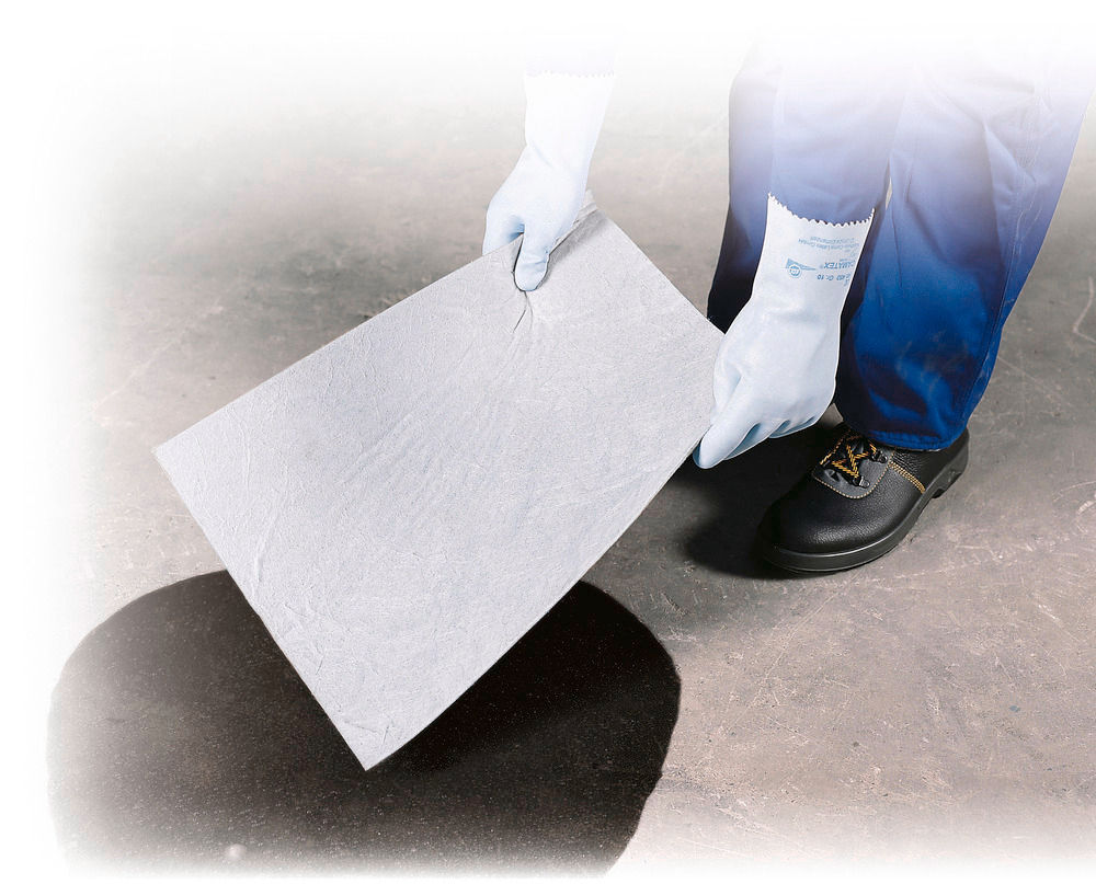 Denios DENSORB® Upijajuće Vlaknaste Prostirke Za Ulje Economy Single Heavy 40x50cm 100 Kom