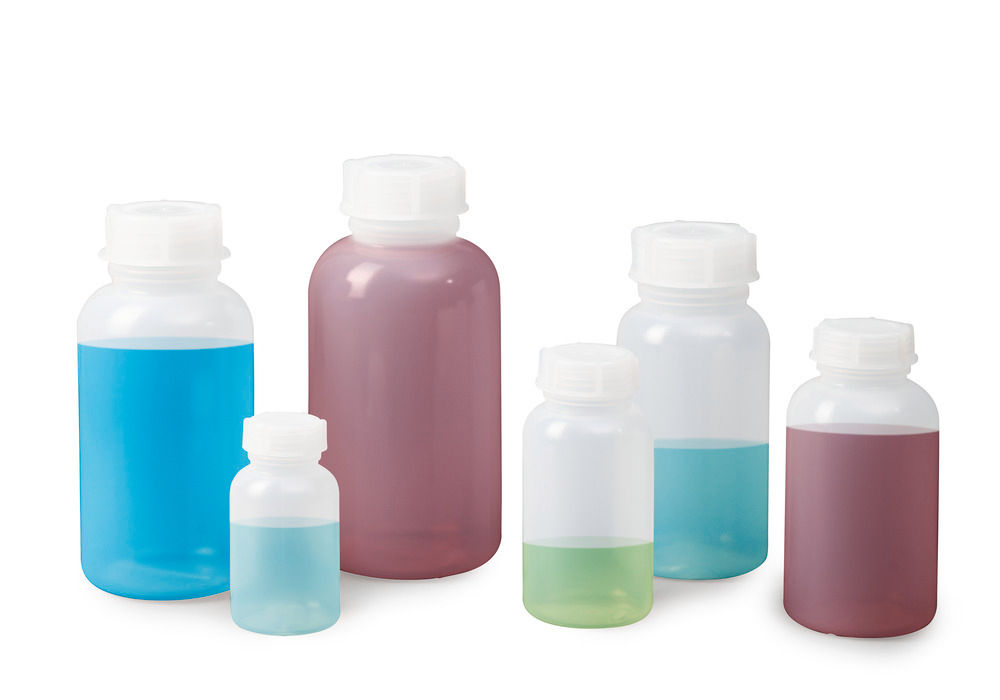 LDPE Boce sa Širokim Grlom Okrugle Prirodno-Transparentne 250 ml Pakovanje od 30 Komada DENIOS 261405W