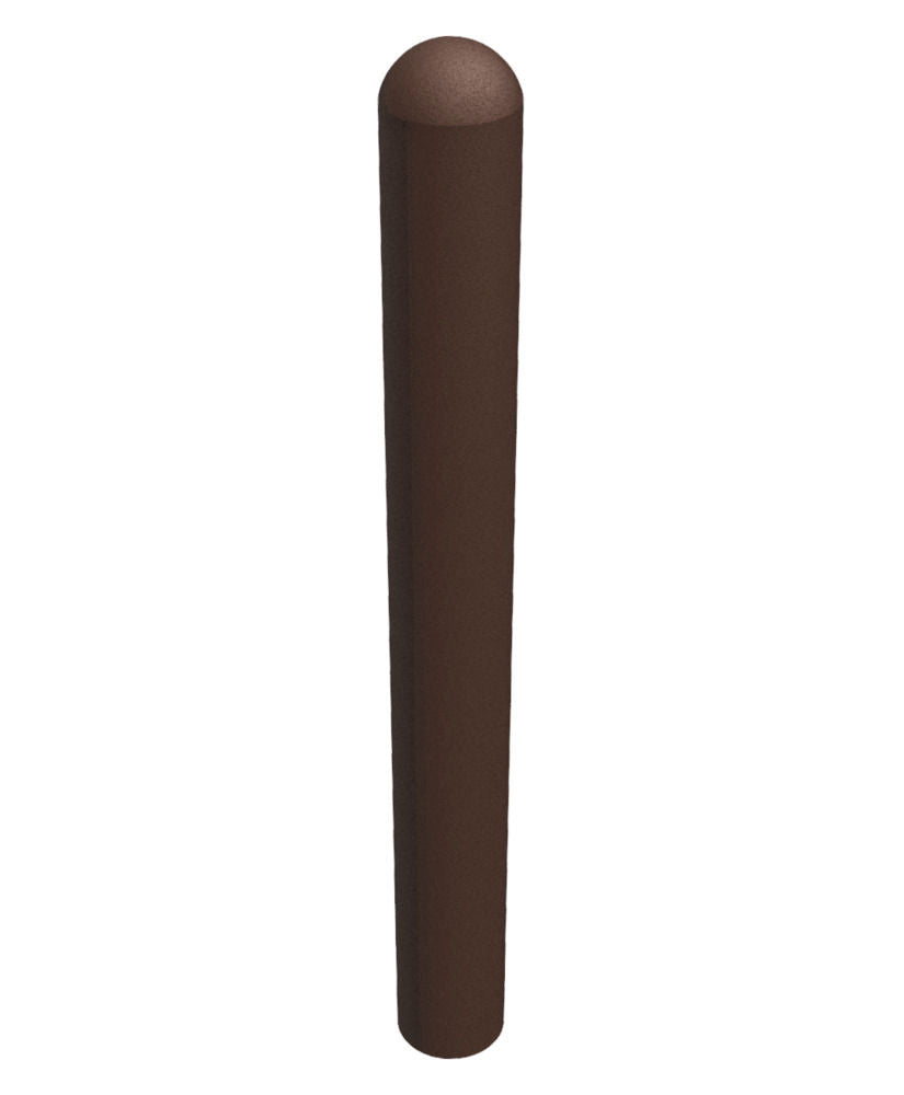 Zaštitni Stub Polukuglasta Glava Ø 150 mm Reciklirani Materijal Visina 1500 mm Smeđi Schake 280698W