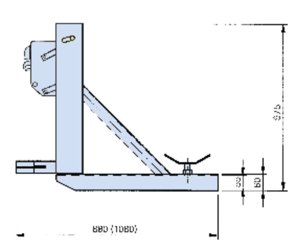 Denios Fassgreifer SH 2 Čelik Plavi 700 Kg 2 × 200 L