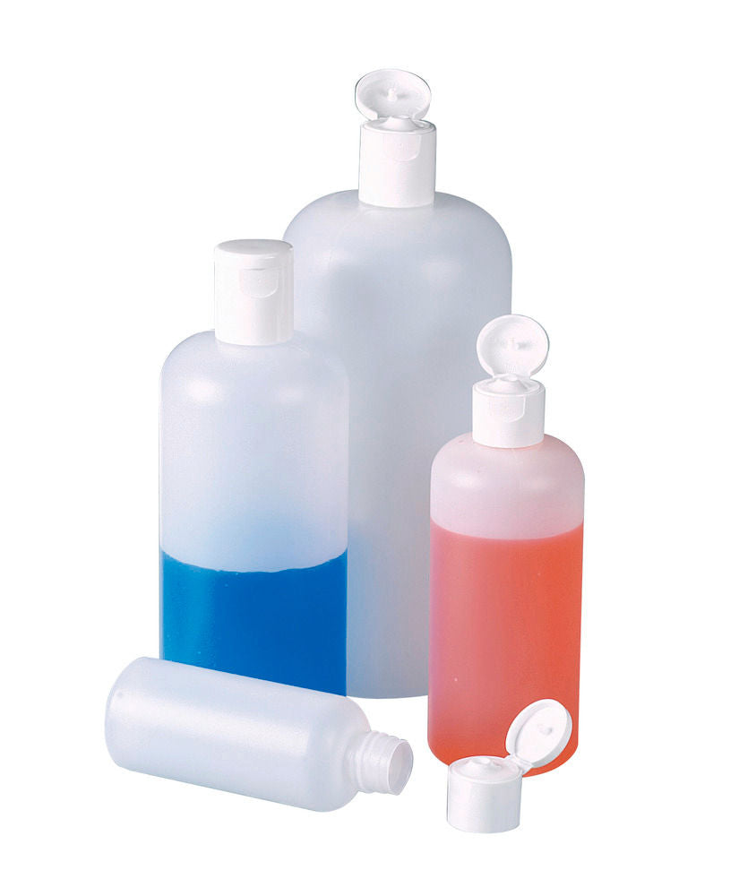 HDPE Okrugle Boce sa Preklopnim Zatvaračem Prozirne 100 ml Pakovanje od 12 Komada DENIOS 281736W