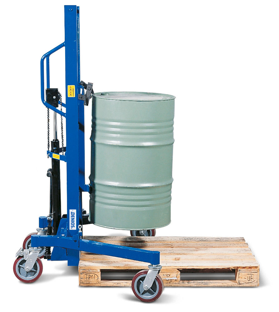 Denios Fassheber Servo FL 8-SK 300 Kg Plavi