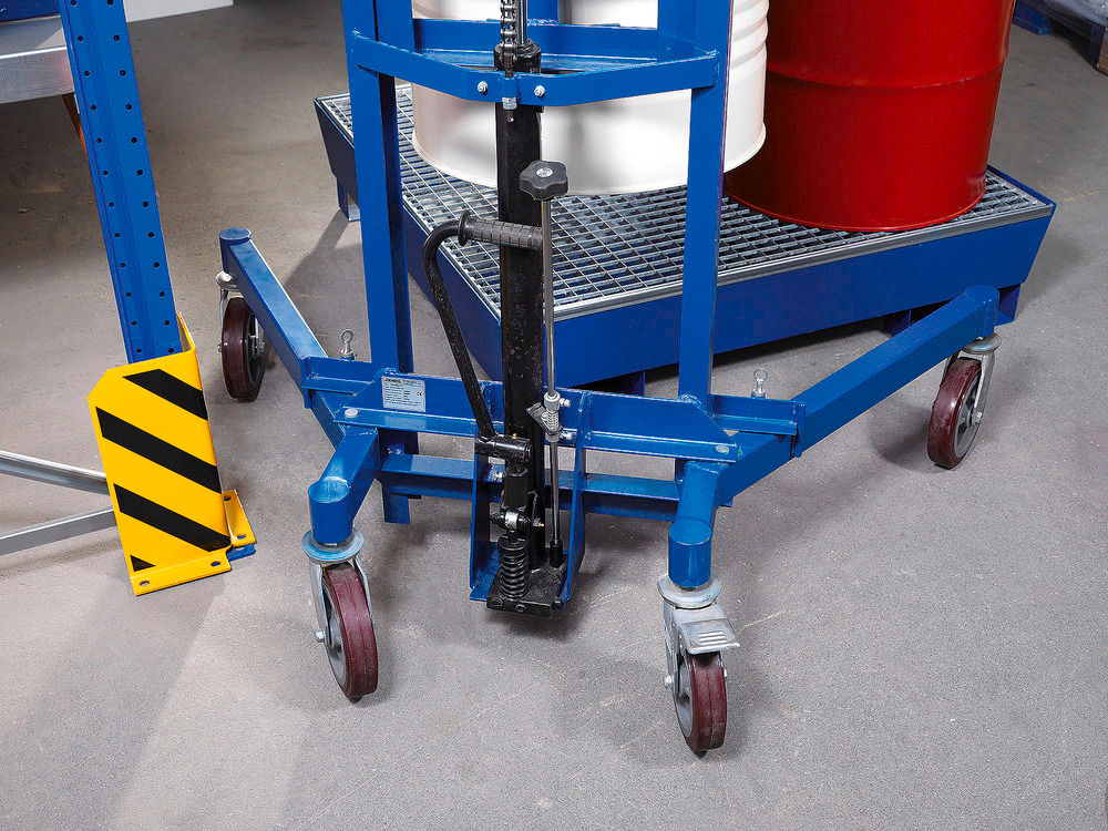 Denios Fassheber Servo FL 8-SK 300 Kg Plavi
