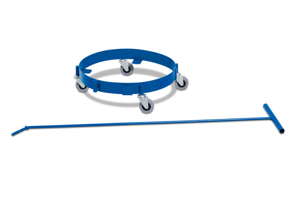 Denios Fassroller 60 L Stahl Blau 100 Kg