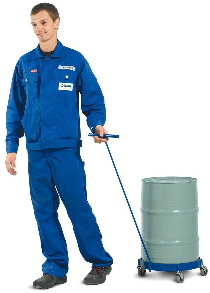 Denios Fassroller 60 L Stahl Blau 100 Kg