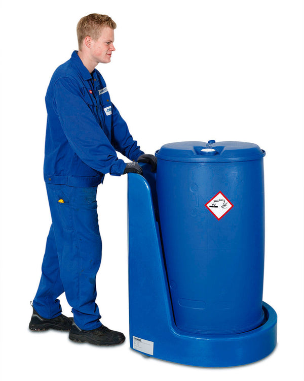 Denios Fassroller Poly200 S Plavi 200-220 L 300 Kg