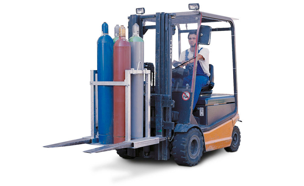 Denios Čelična Paleta Za Gasne Boce 4 Boce 250 Mm 400 Kg